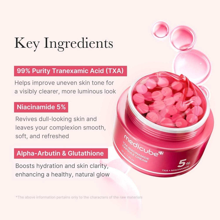 Medicube TXA + Niacinamide Capsule Cream 5% (55g)